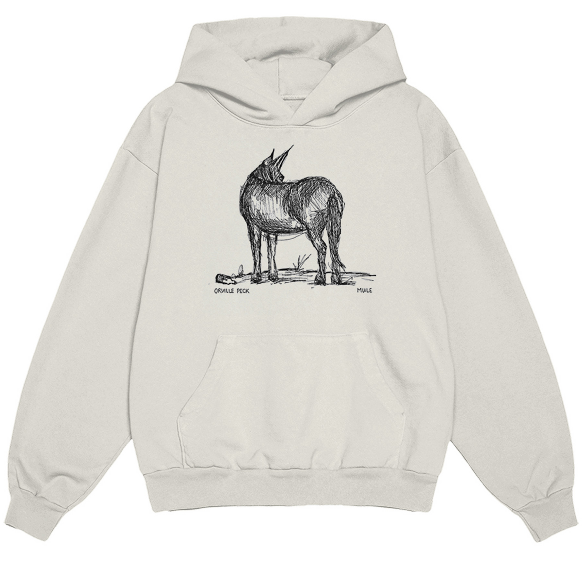 Mule Hand-Drawn Pullover Hoodie