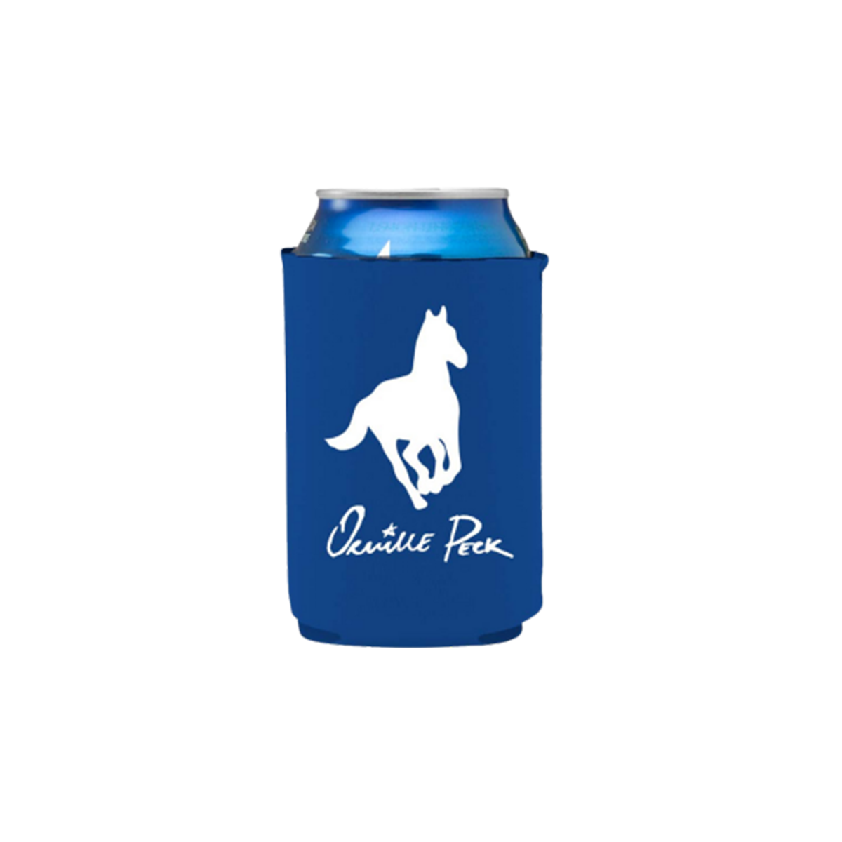 Iron Hoof Can Hugger (Blue)