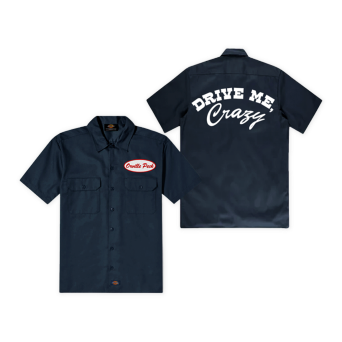 Drive Me Crazy Navy Work Shirt