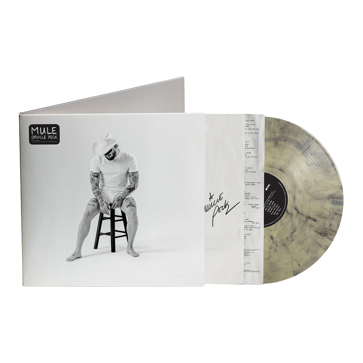 Orville Peck Mule album with truvis smoke 1LP and signed insert.