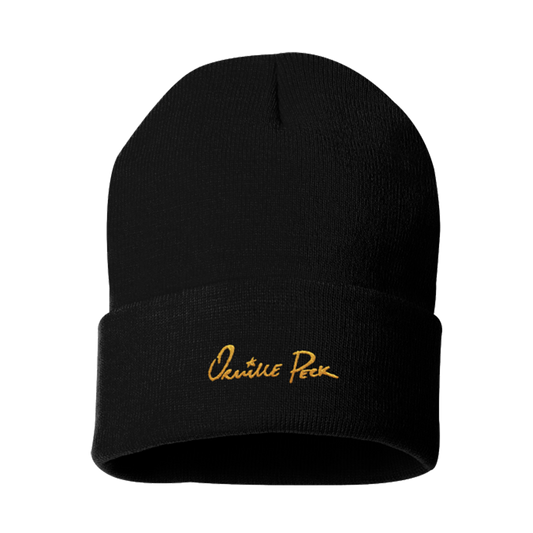 Black Logo Beanie